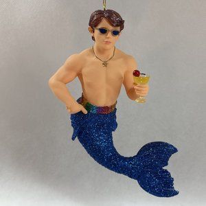 NWT December Diamonds MR. MANHATTAN Cocktail Merman Ornament 2003 Retired